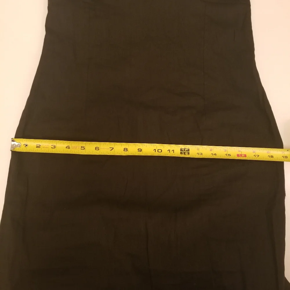New Massimo Dutti Linen Blend Midi Dress - Picture 10 of 16